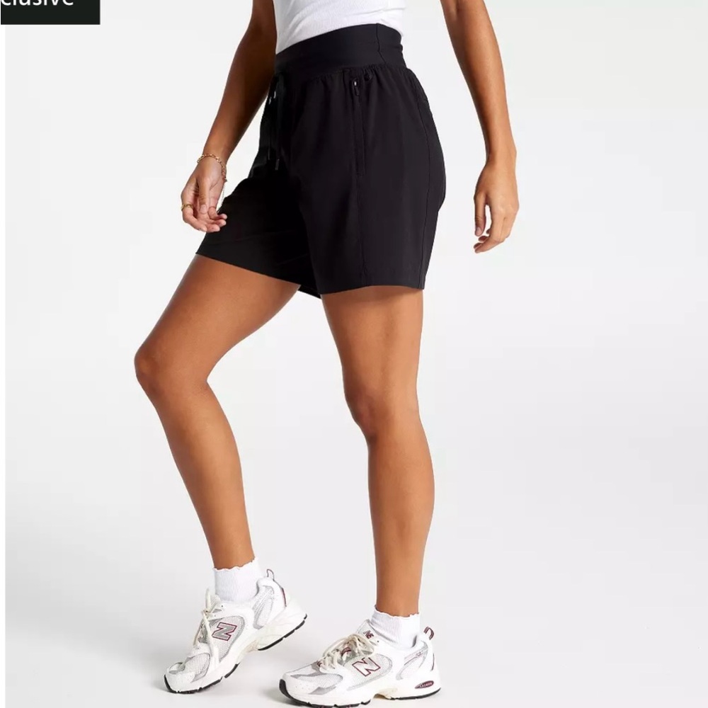 CALIA Women's TrueLight Mid Rise Bermuda Shorts Black Small - Picture 3 of 6